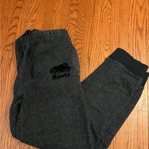 Roots Black Heather Joggers